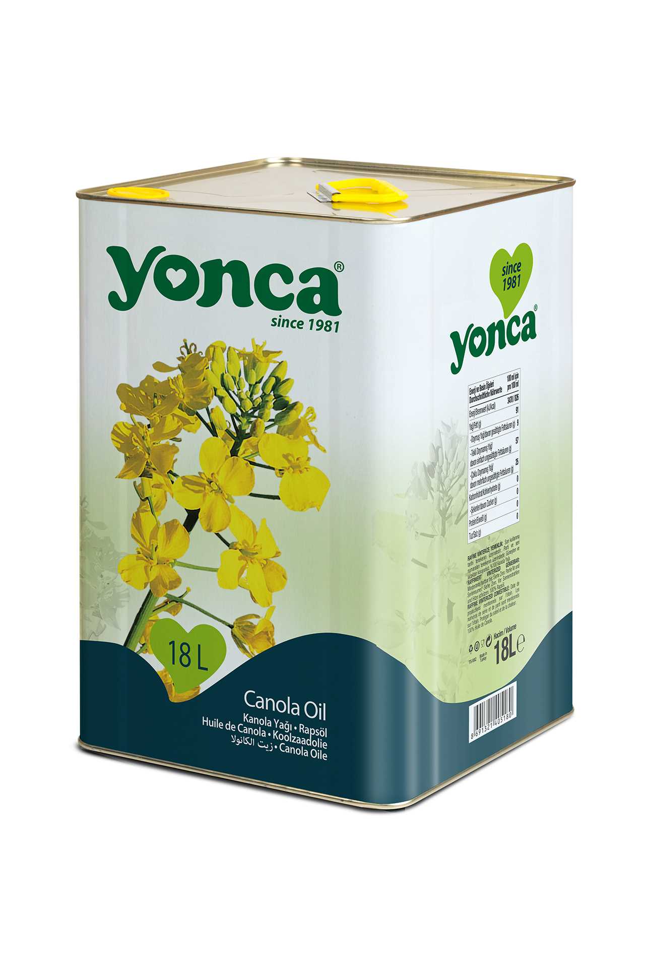 Canola Oil 18 L | Yonca Food